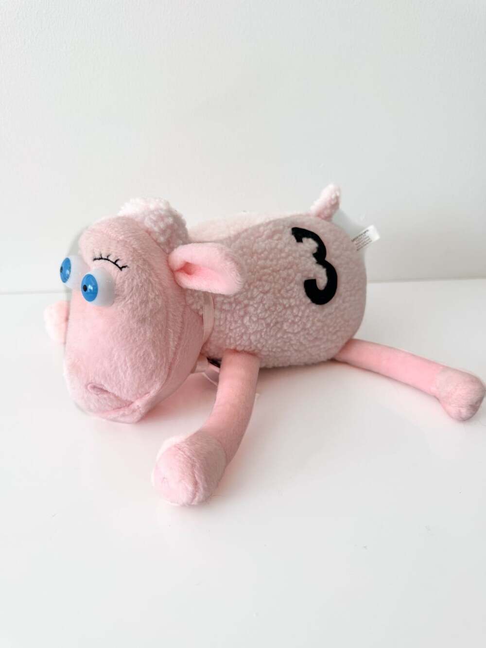 Serta Pink Sheep Plush Breast Cancer Awareness Toy with Tag
